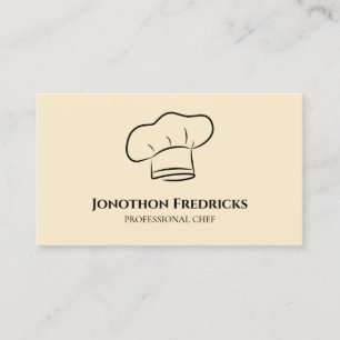 Koch Food Catering Service Beruflich Visitenkarte