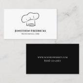 Koch Food Catering Service Beruflich Visitenkarte (Vorne/Hinten)
