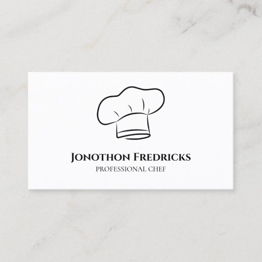Koch Food Catering Service Beruflich Visitenkarte (Vorderseite)