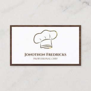 Koch Food Catering Service Beruflich Visitenkarte