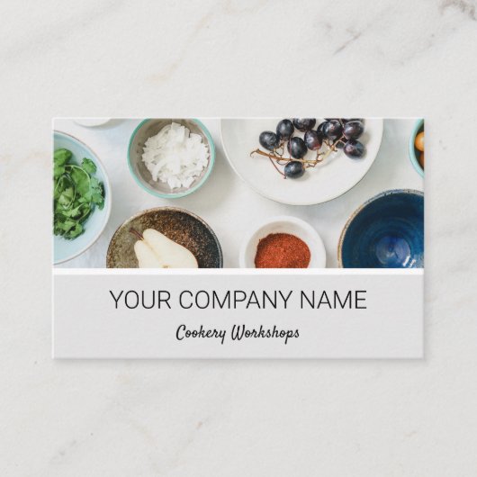 Koch Food Catering Visitenkarte (Vorderseite)