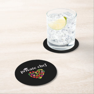 Koch Food Lover Valentinstag Papier Coast Runder Pappuntersetzer