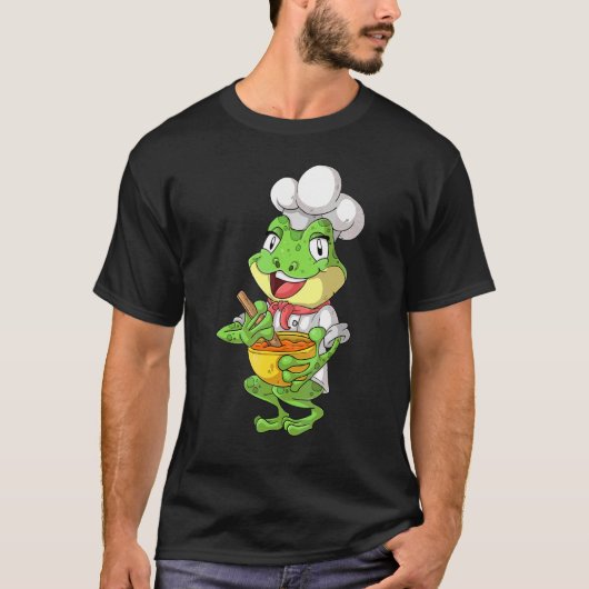 Koch Frosch Kochender Frosch T-Shirt (Vorderseite)