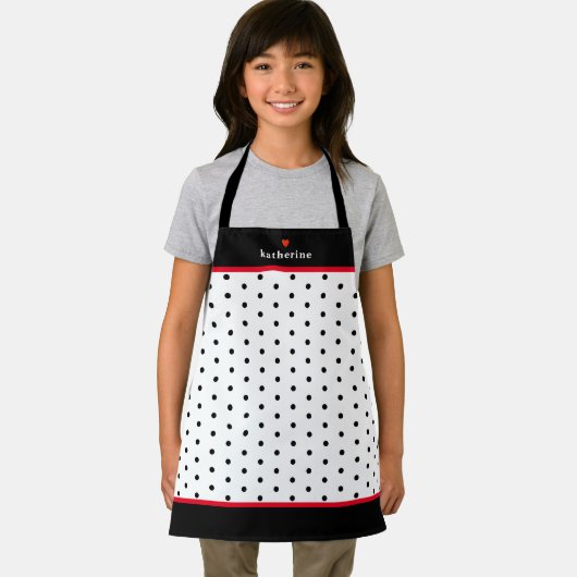 Koch-Fun-Dot-Muster Schürze (Insitu)