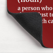 Koch Funny Definition Mouse Pad Mousepad (Ecke)