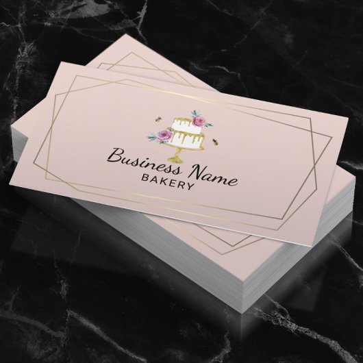 Koch für Bäckereien Geometrie Visitenkarte