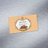 Koch für Bäckereien Magnetische Visitenkarte (Beispiel)