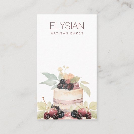 Koch für Bäckereien Visitenkarte (Vorderseite)