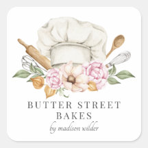 Koch für Backwaren mit Utensils Produktkennzeichnu