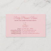 Koch für Backwaren Visitenkarte (Rückseite)