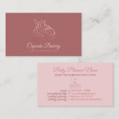 Koch für Backwaren Visitenkarte (Vorne/Hinten)