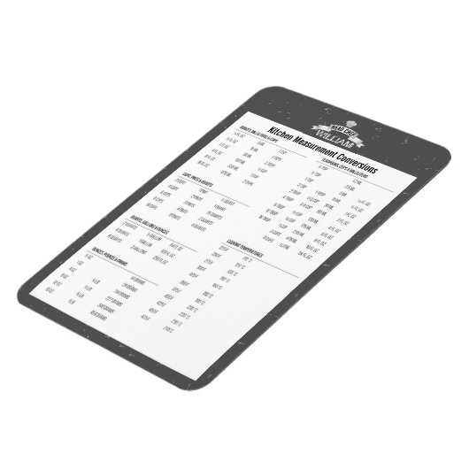 Koch für die Grau-Küchenmessung Magnet (Linke Seite)