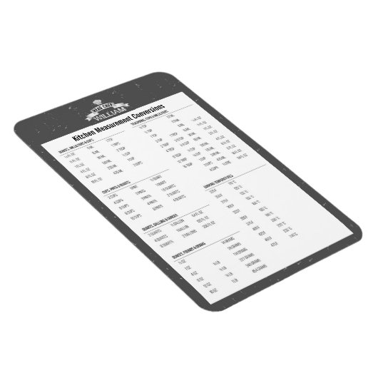 Koch für die Grau-Küchenmessung Magnet (Rechte Seite)