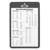 Koch für die Grau-Küchenmessung Magnet (Vertikal)