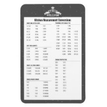 Koch für die Grau-Küchenmessung Magnet