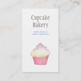 Koch für einfaches Konditorei Cupcake Catering Visitenkarte