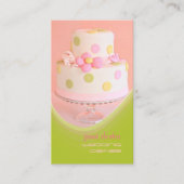 Koch für Hochzeitskuchen Visitenkarte (Vorderseite)