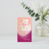 Koch für Hochzeitskuchen Visitenkarte (Stehend Vorderseite)