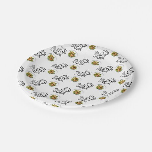 Koch für PapierTeller (Schrägansicht)