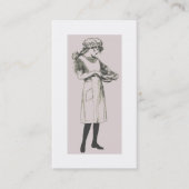 Koch für Vintage Bäckereien oder Konditorei Visitenkarte (Vorderseite)