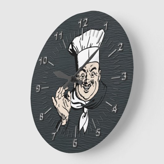 Koch genehmigen große wanduhr (Winkel)