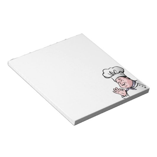 Koch genehmigt notizblock (angewinkelt)