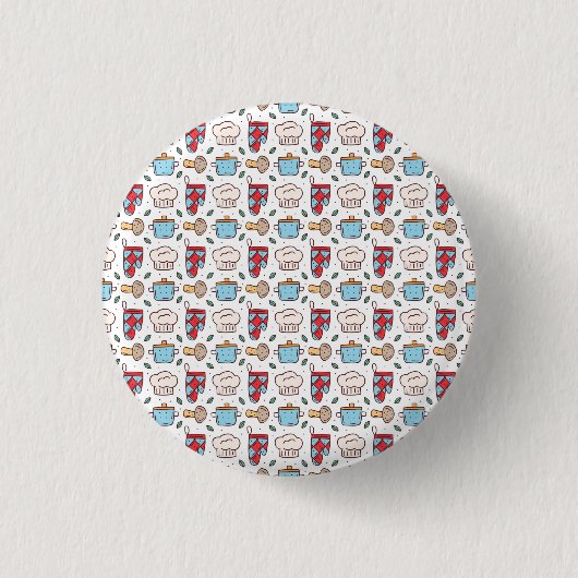 Koch-Geschenk | In der Welt ist ein anderer Koch Button (Vorderseite)