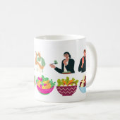 Koch gesundes Kochen-Show-Design Kaffeetasse (VorderseiteRechts)