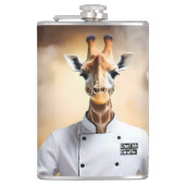 Koch Giraffe: Neue Höhen erreichen, Flachmann (Vorderseite)