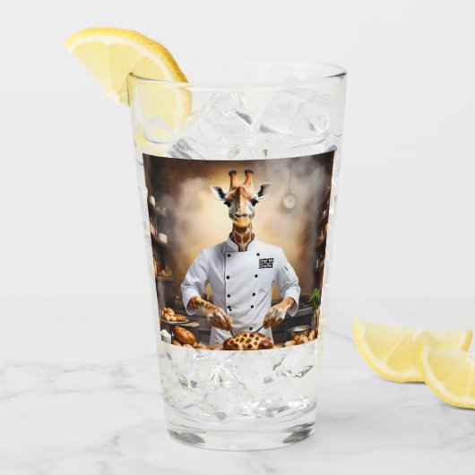 Koch Giraffe: Neue Höhen erreichen, Glas (Vorderseite Ice)