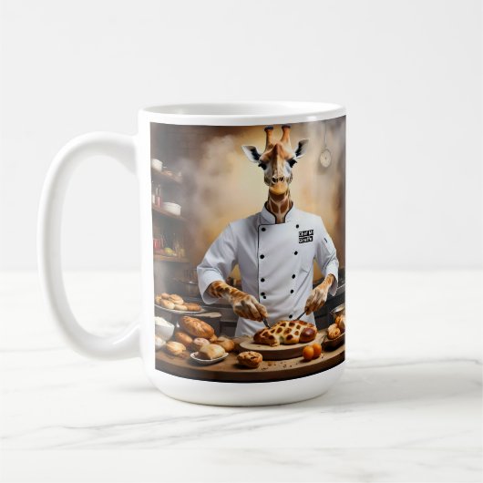 Koch Giraffe: Neue Höhen erreichen, Kaffeetasse (Links)