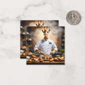 Koch Giraffe: Neue Höhen erreichen, Mitteilungskarte (Vorderseite/Rückseite Beispiel)