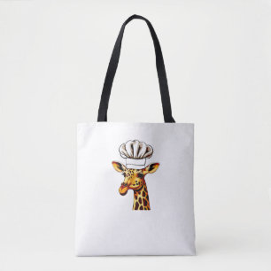 Koch Giraffe - Niedliche Giraffe in einem Koch-Hut Tasche
