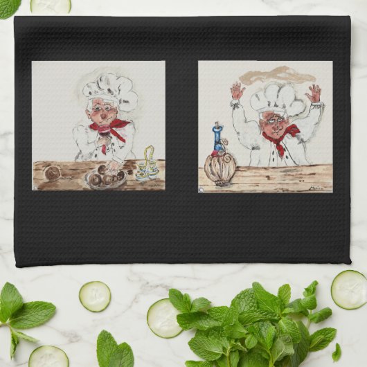 Koch Giuseppe Geschirrtuch (Gefaltet)