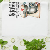 Koch Gnome wir zählen Erinnerungen nicht Kalorien Geschirrtuch (Gefaltet)