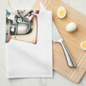 Koch Gnome wir zählen Erinnerungen nicht Kalorien Geschirrtuch (Viertel Falte)