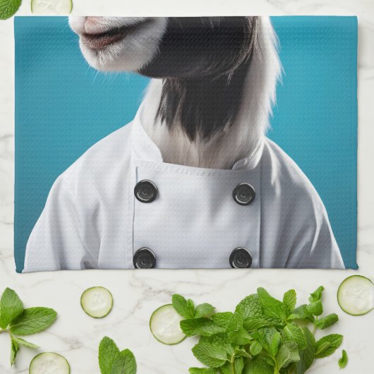 Koch Goat Geschirrtuch (Gefaltet)