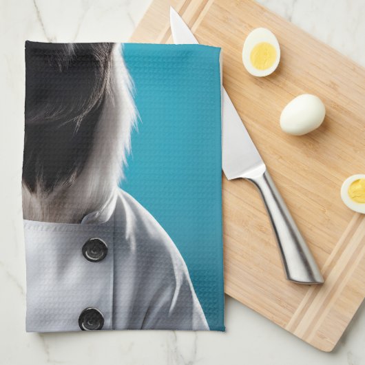 Koch Goat Geschirrtuch (Viertel Falte)