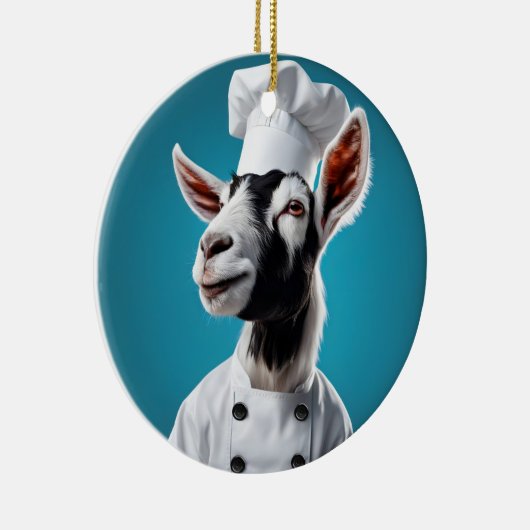 Koch Goat Keramik Ornament (Rechts)