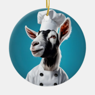 Koch Goat Keramik Ornament