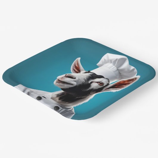Koch Goat Pappteller (Gewinkelt)