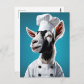 Koch Goat Postkarte (Vorne/Hinten)