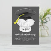 Koch Graduation Party - Einladung (Stehend Vorderseite)