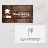 Koch | GRILLEN | Business Card Holz Visitenkarte (Vorne/Hinten)