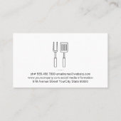 Koch | GRILLEN Kochware | Restaurant Visitenkarte (Rückseite)