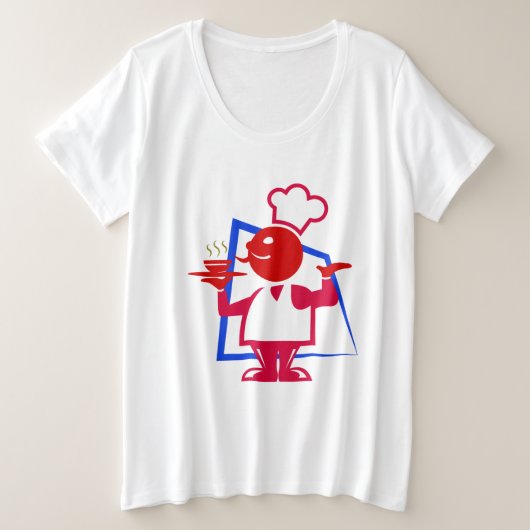 Koch Große Größe T-Shirt (Design vorne)