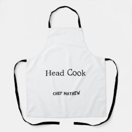 Koch gut aussehend und kann einfach und modern koc schürze