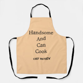 Koch gut aussehend und kann einfach und modern koc schürze