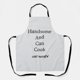 Koch gut aussehend und kann einfach und modern koc schürze