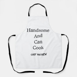 Koch gut aussehend und kann einfach und modern koc schürze